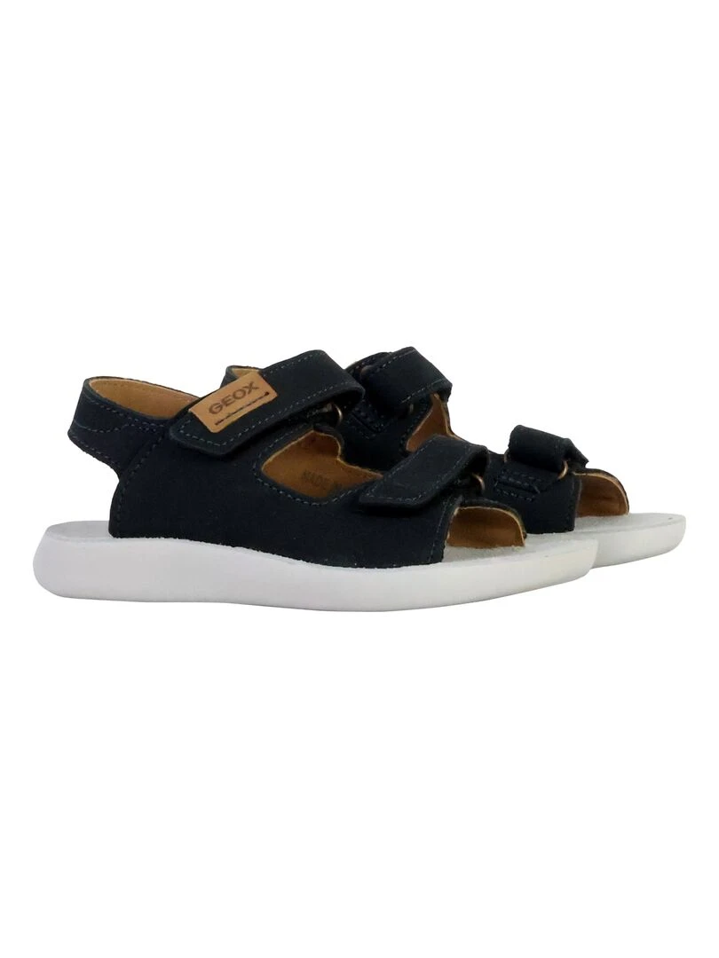 Sandales Cuir Enfant Geox LightFloppy   Bleu