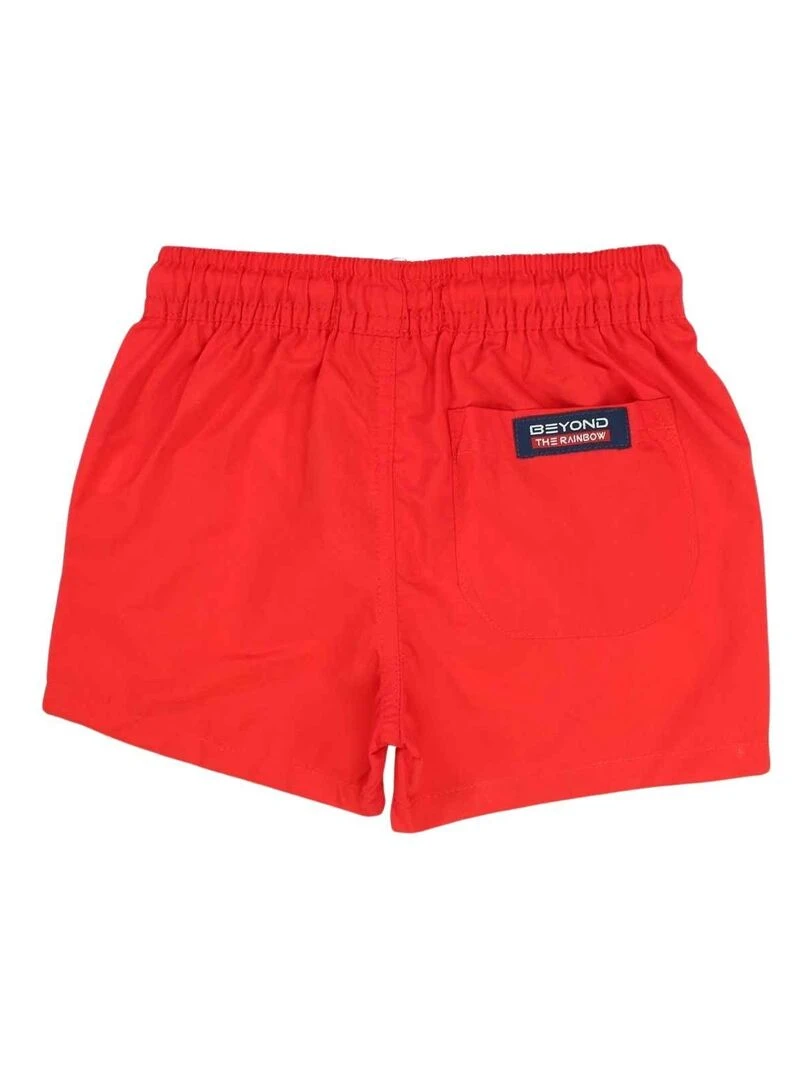 Nasa   Short De Bain garçon imprimé logo   Rouge