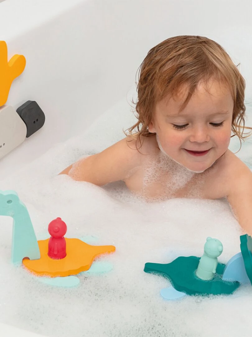 Puzzle de bain Dino World   Bleu