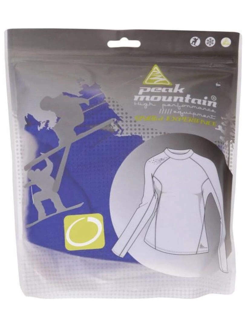 Top technique fille GANA   PEAK MOUNTAIN   Bleu