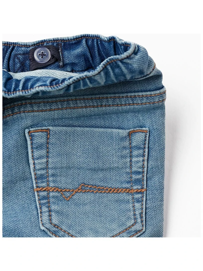 Pantalon de sport en jean pour bébé garçon  NATURE TAKEOVER   Bleu clair