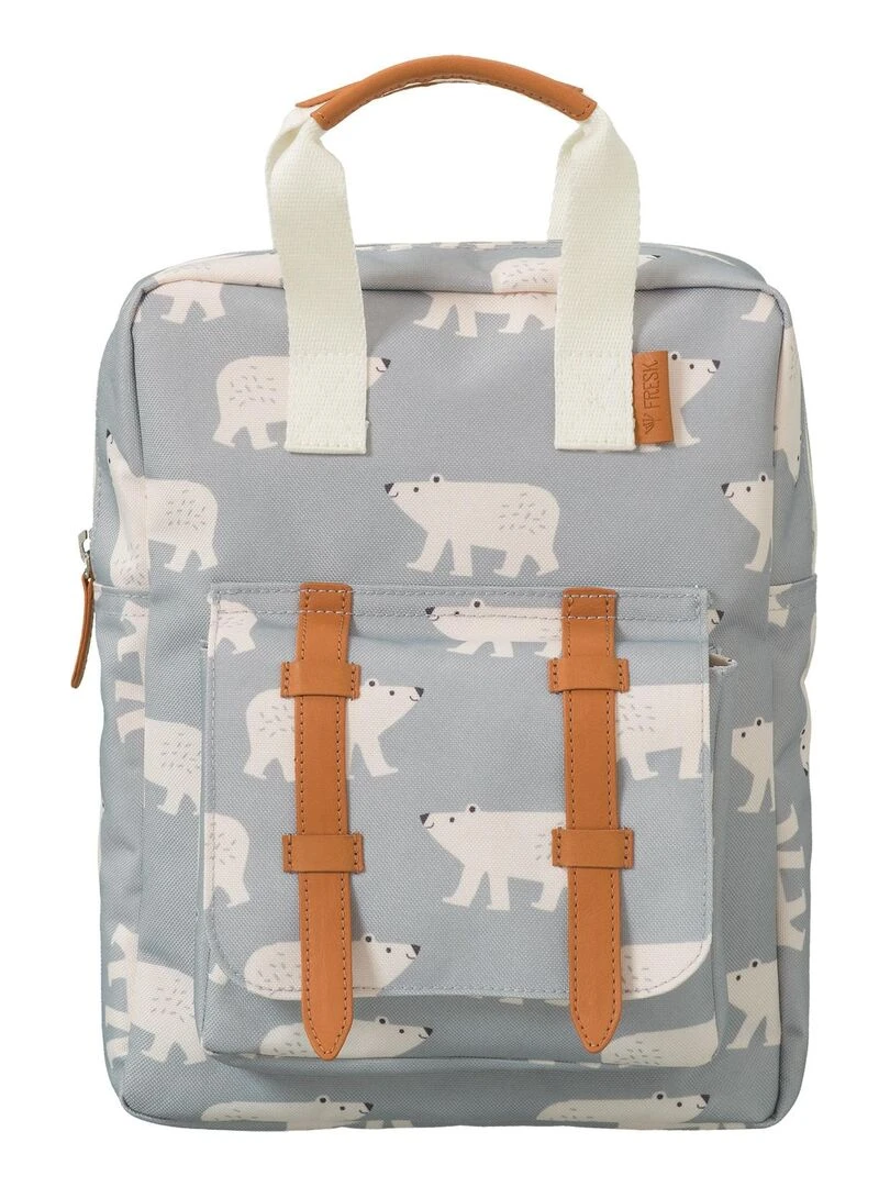 Sac à dos bébé Ours polaire Gris