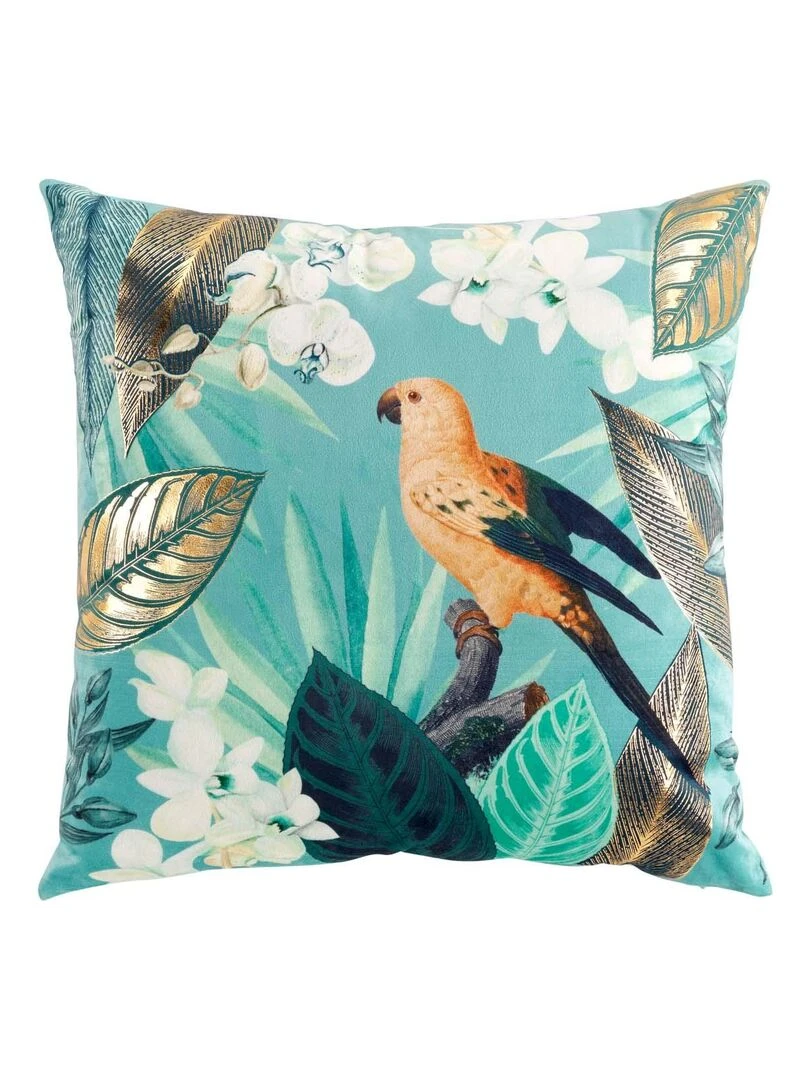 Coussin déhoussable Perroquet Ringo Vert