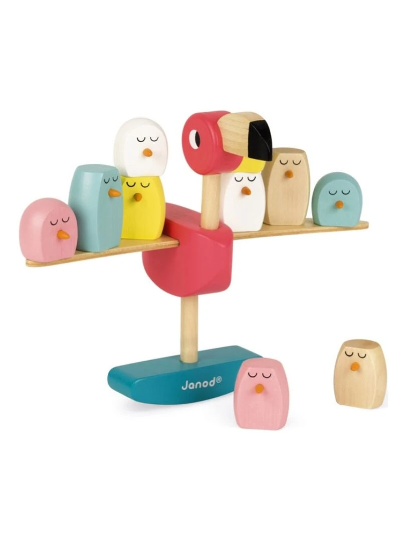 Jeu d’équilibre Flamant rose Zigolos (26 cm) N/A