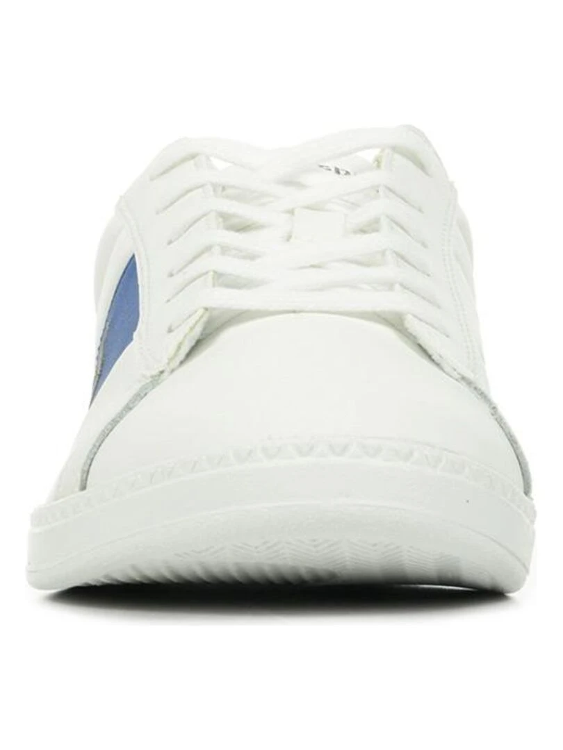 Baskets Le Coq Sportif Courtclassic Gs   Blanc Bleu marine