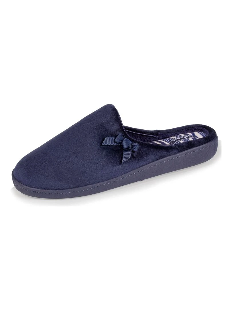 Chaussons mules Femme Marine Bleu marine