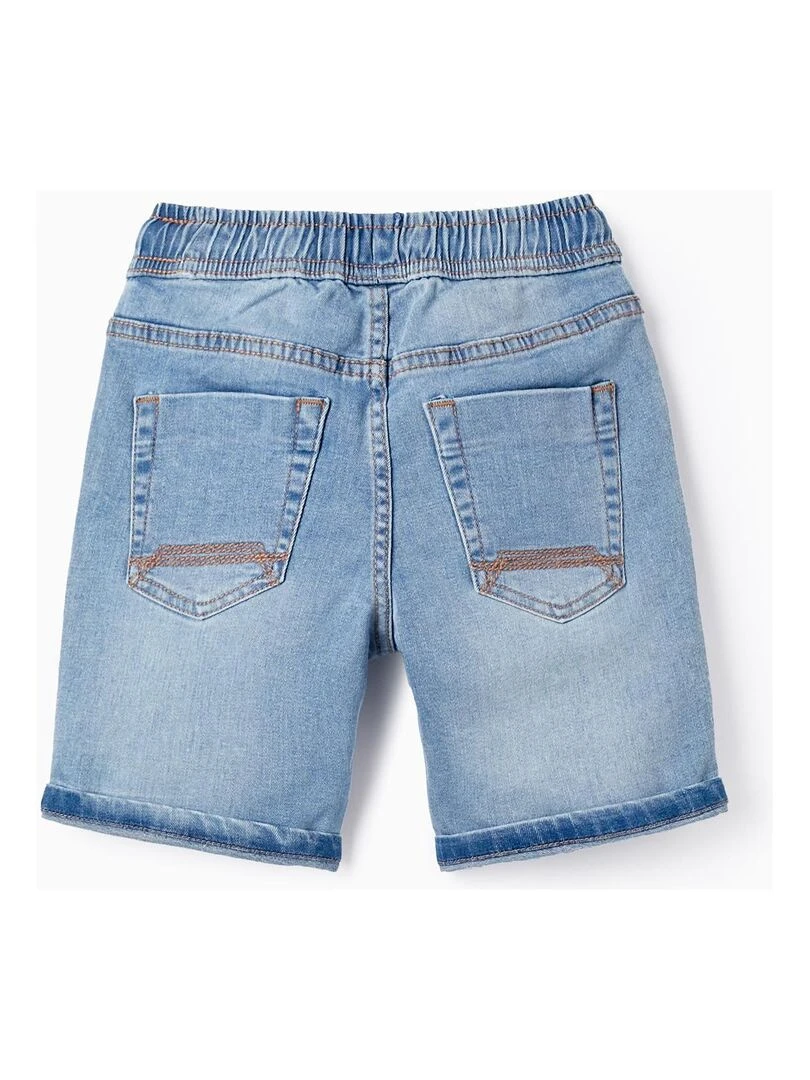 Short en Jean en Coton pour Garçon 'Midi' EXPLORING AUSTRALIA Bleu clair