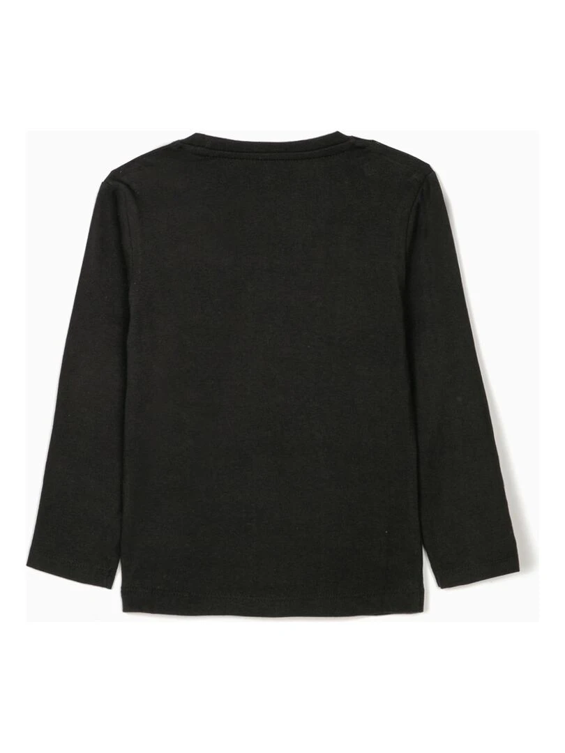 2 T shirts manches longues fille manches longues DISRUPTION   Noir