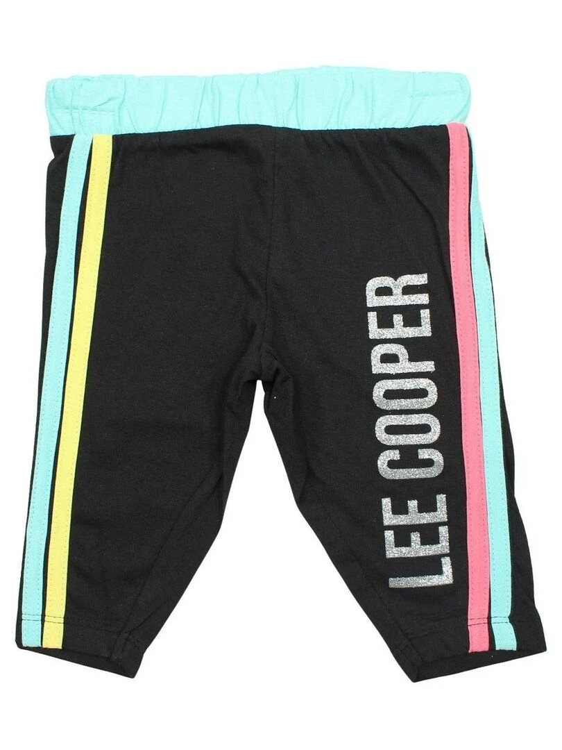 Lee Cooper   Ensemble ​​T shirt pantalon fille Imprimé Lee Cooper   Bleu turquoise