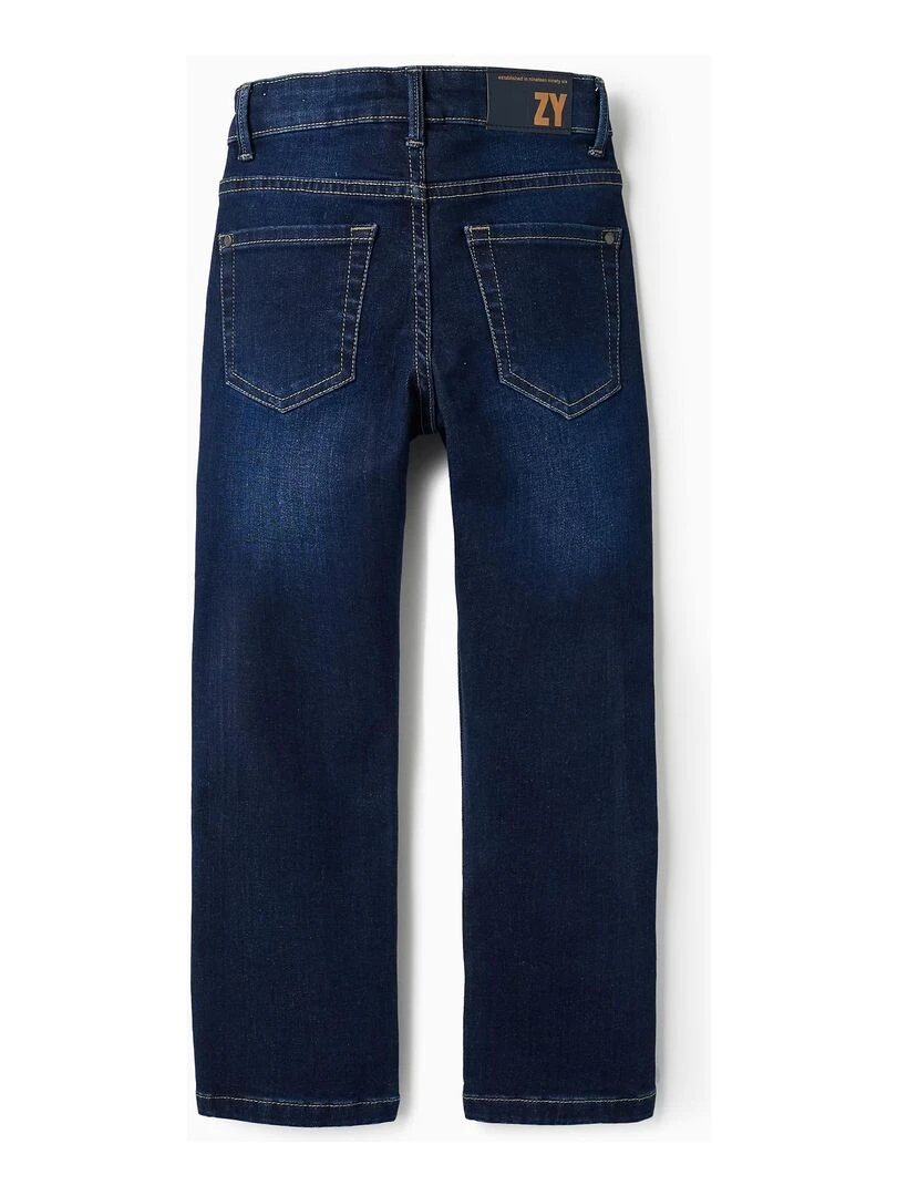 Pantalon en jean pour garçon 'Slim Fit' SICILIAN DAYS Bleu foncé