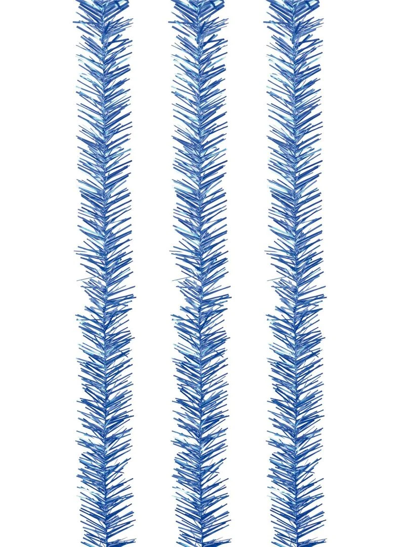3 Guirlandes 1 pli 2m Bleu