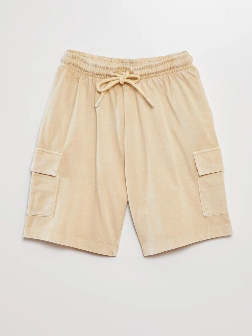 Short avec poches sur les côtés Blanc