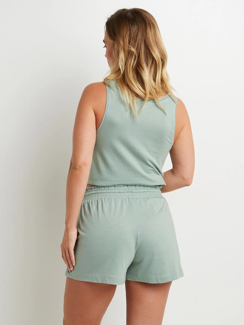 Short Douceur RougeGorge Lingerie Vert clair