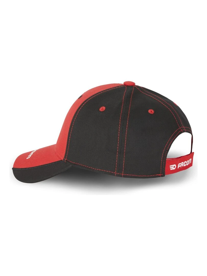 Casquette active avec coutures renforcées ajustable Facom   Rouge