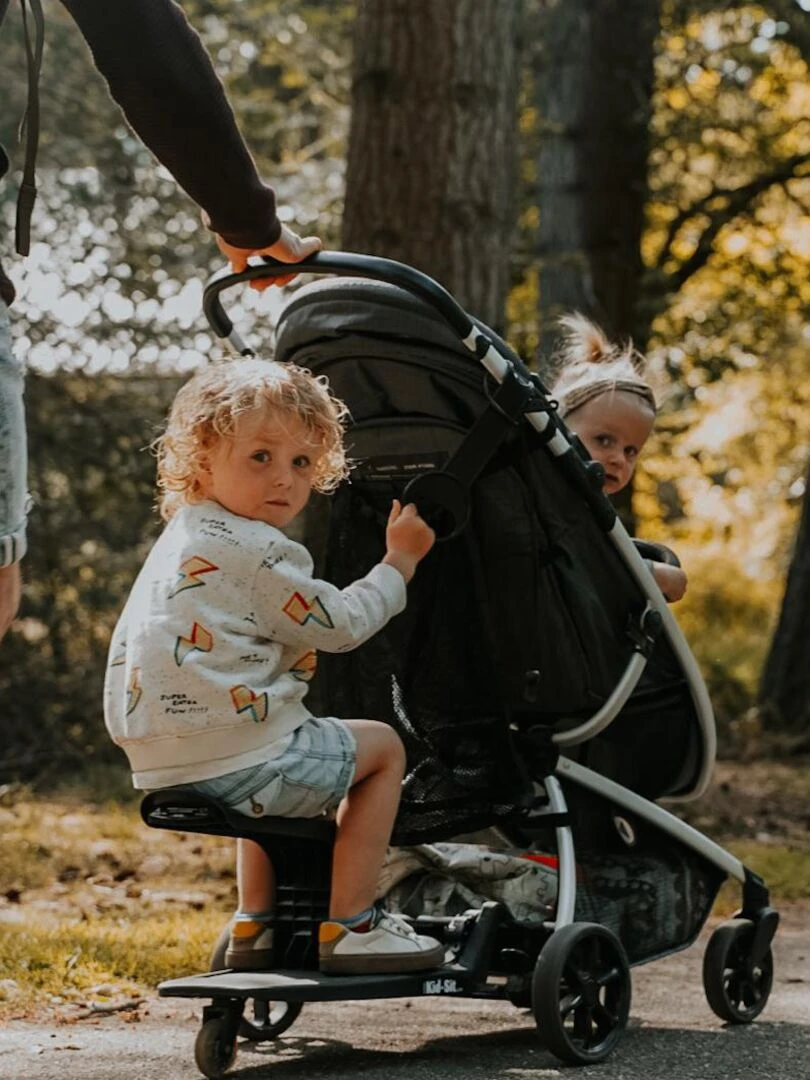 Planche à roulettes pour poussette Kid Sit noir   Noir