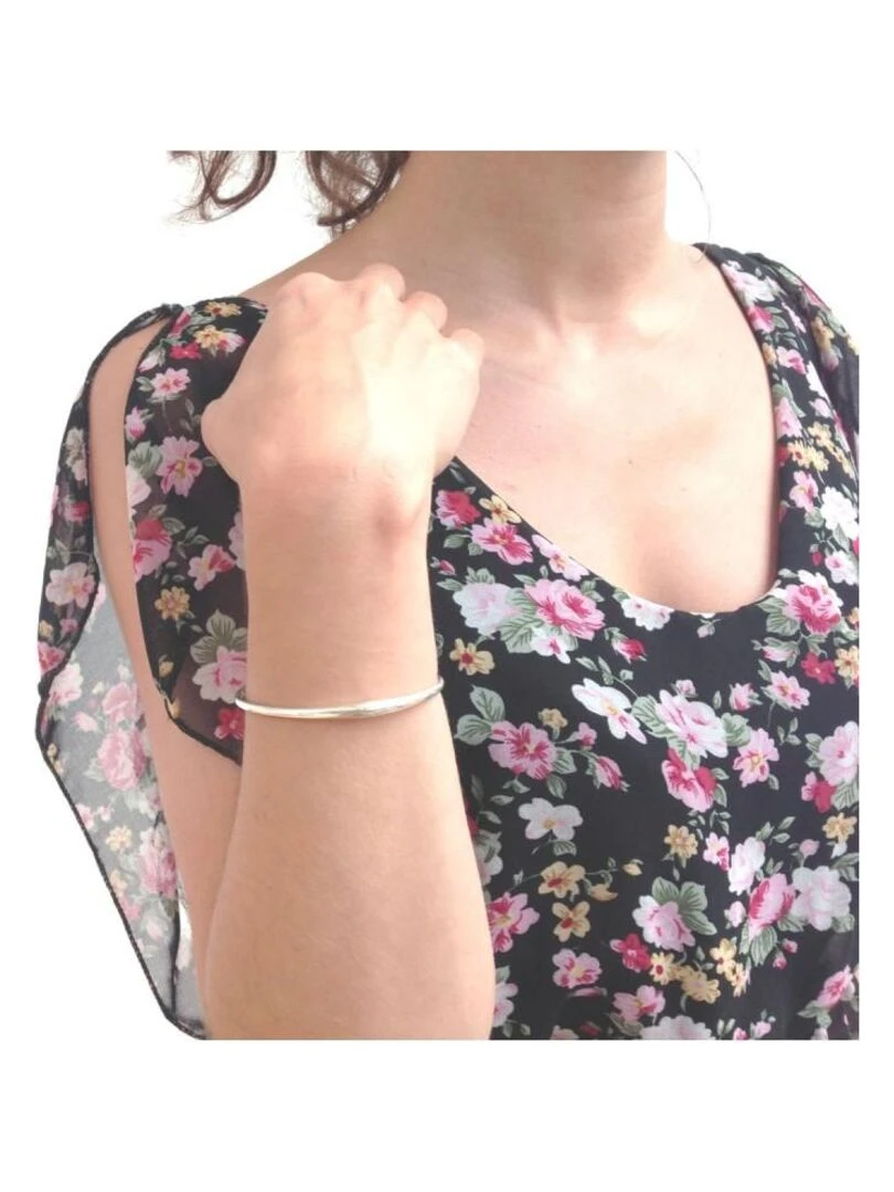 Bracelet jonc tradition berbère Bijoucolor Argent