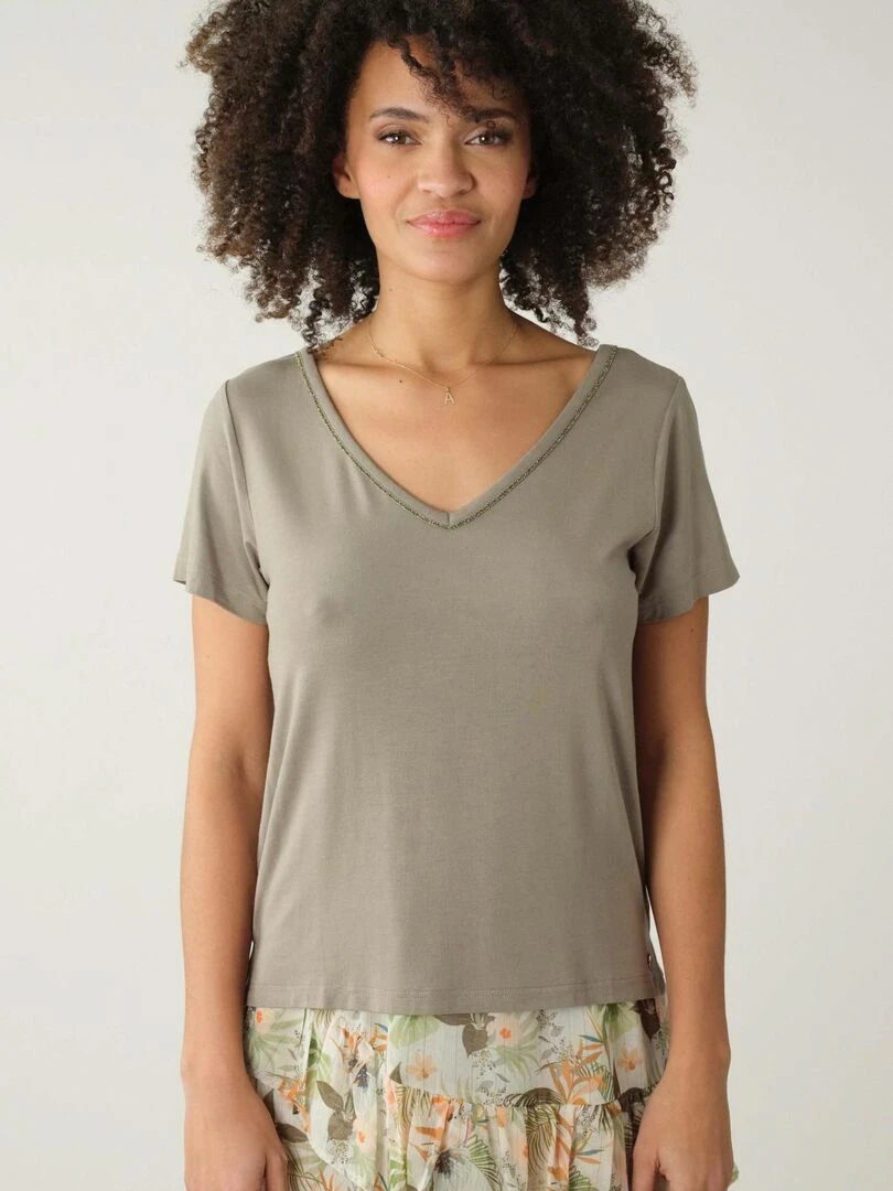 T shirt CASA Kaki