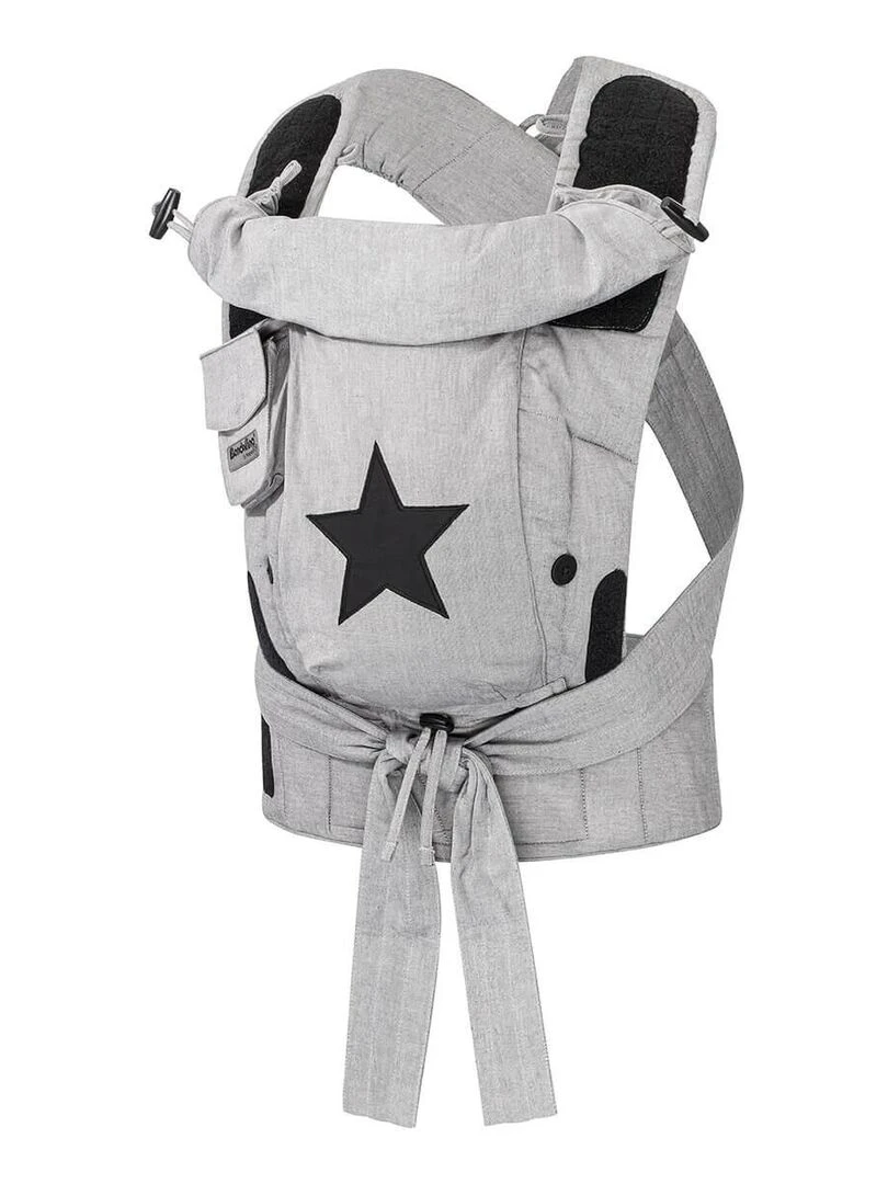 Hoppediz Porte bébé Bondolino Gris Noir