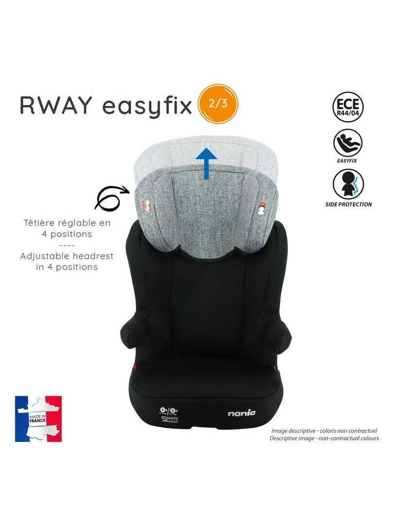 Siège Auto Rehausseur Rway Easyfix Groupe 2/3 (15 36kg)   Disney Cars   Bleu