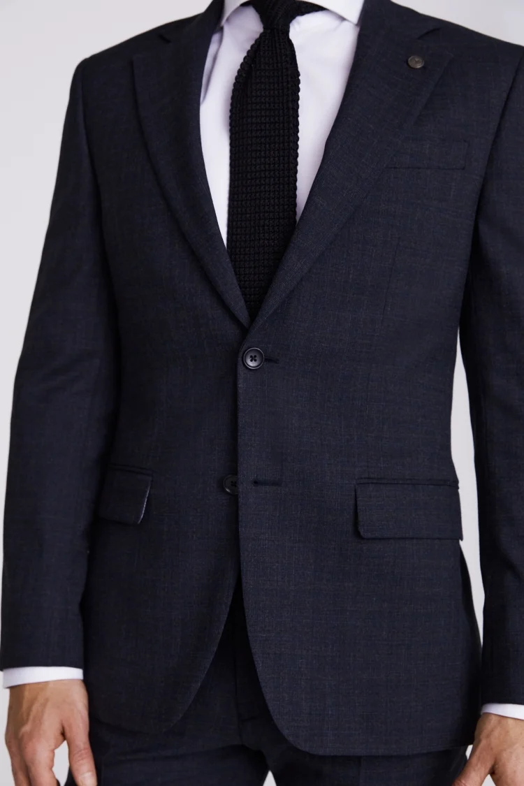 Regular Fit Grey Check Performance Jacket     Buy Online at Moss