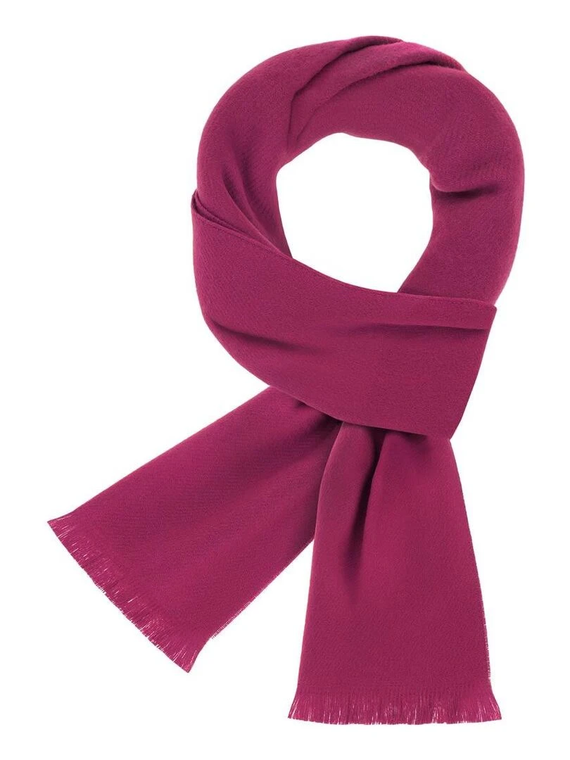 Echarpe Sherpa Fabriqué en France Rouge pourpre