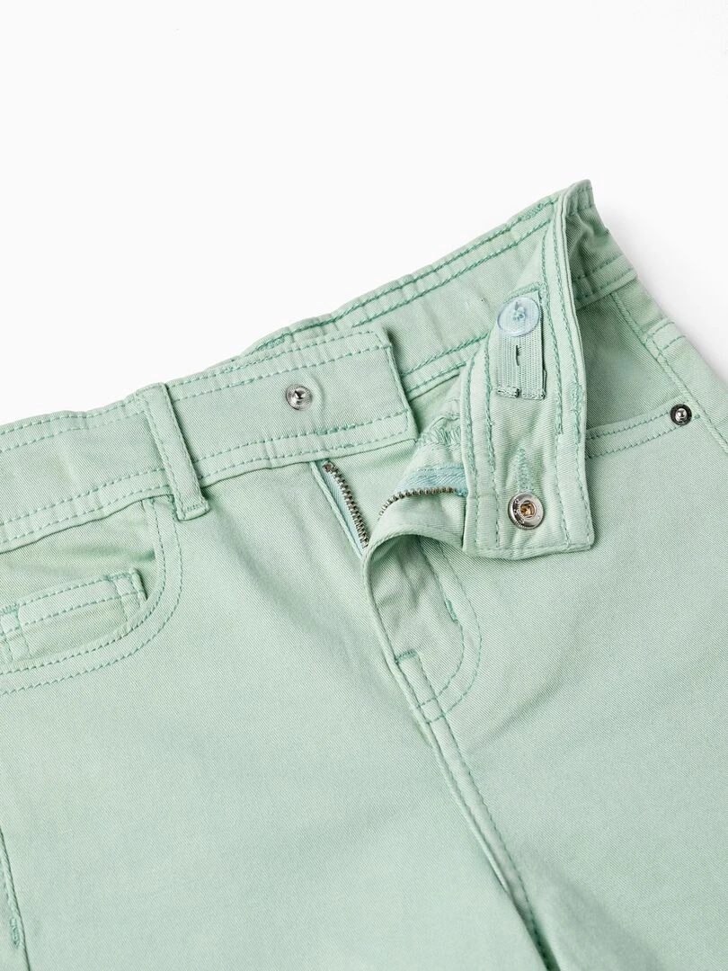 Pantalon en coton pour fille 'Wide Leg'  THE WAVE TRIBE   Vert clair