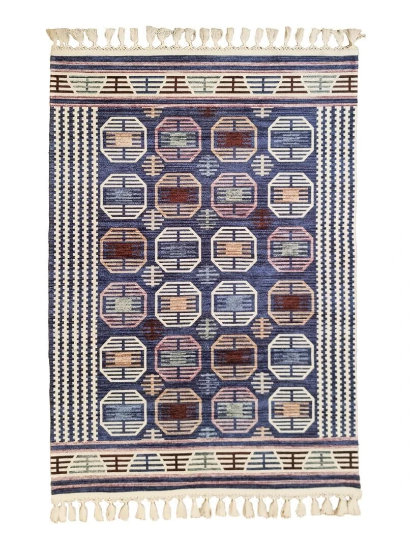 Tapis BERBERE CHAOUEN Bleu