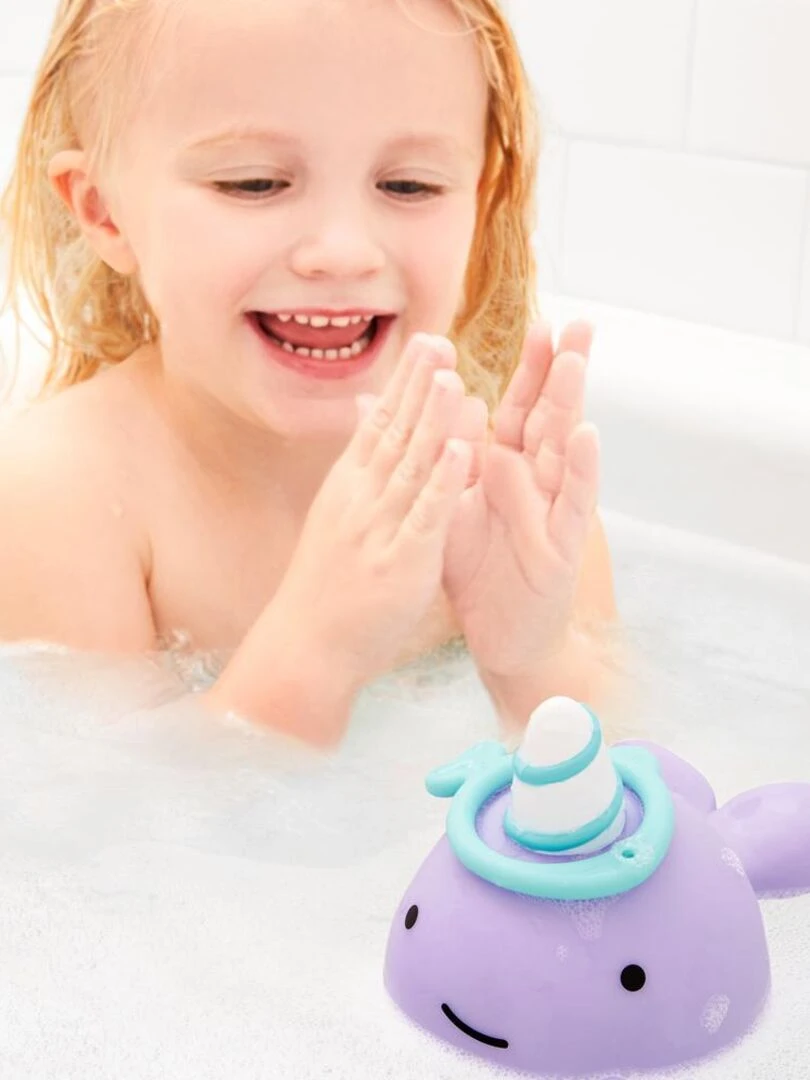 Jeu de bain Zoo lancer d'anneaux   Violet