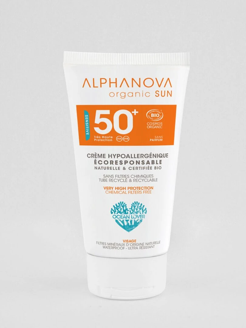 Lait solaire visage Familial SPF 50 Multicolore