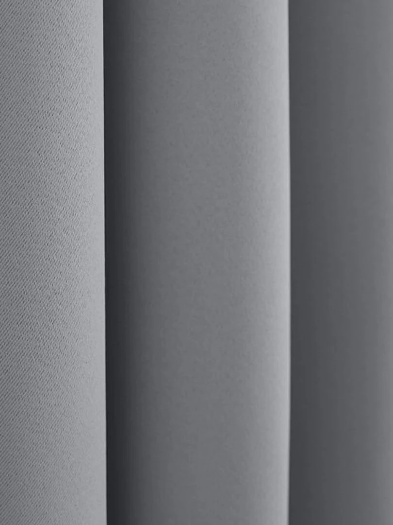 Lot De 2 Rideaux Anthracite 140 X 260 Cm   Gris