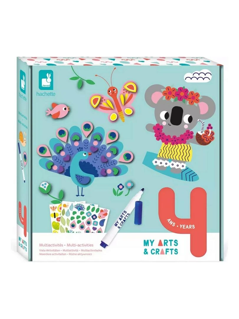 coffret creatif mosaique et gommettes 4 ans   N/A