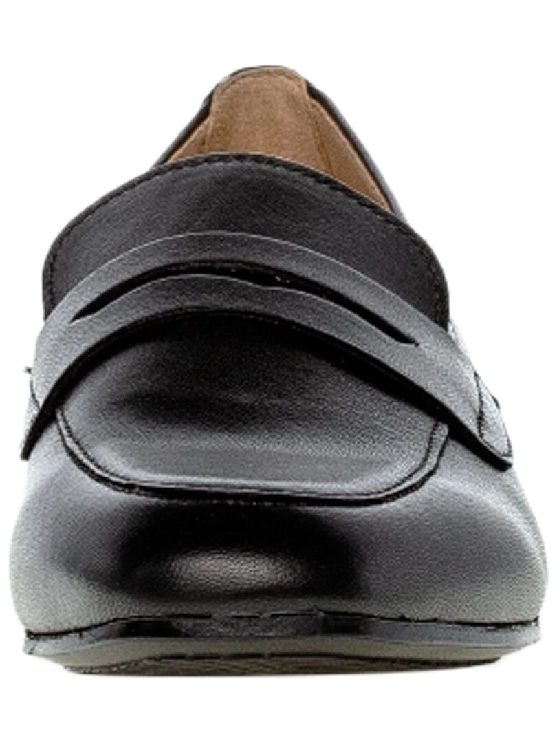 Mocassin Plate Cuir Gabor Atlantik   Noir