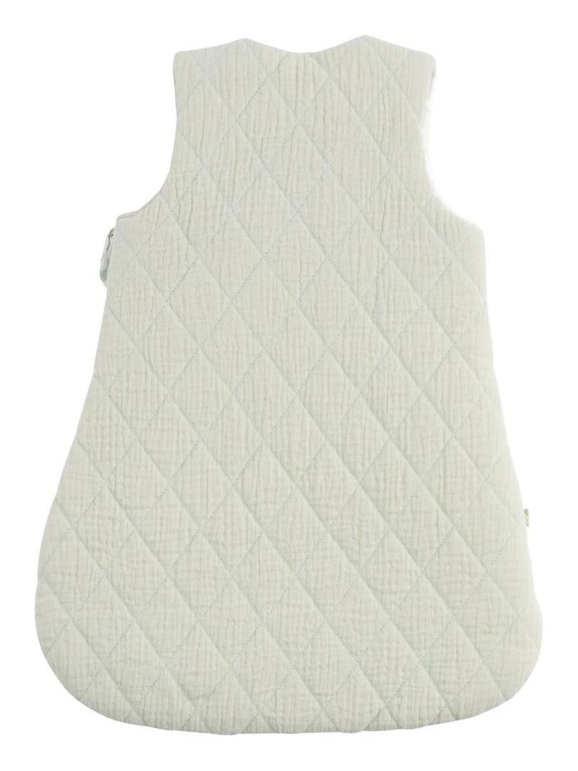 Gigoteuse naissance en coton blanc imprimé   SAUTHON   Blanc Bleu