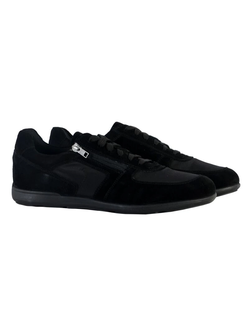Basket Cuir Geox Ionio   Noir