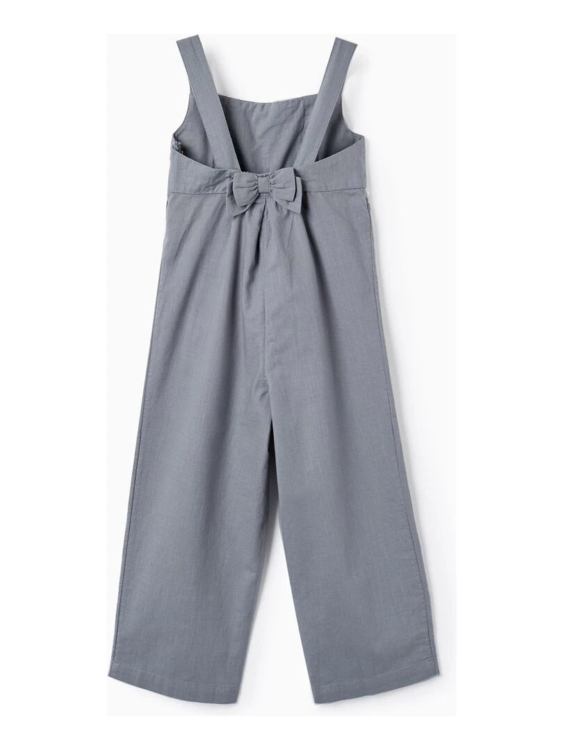 Combinaison en coton avec dentelle pour fille BROTHERS&SISTERS Bleu