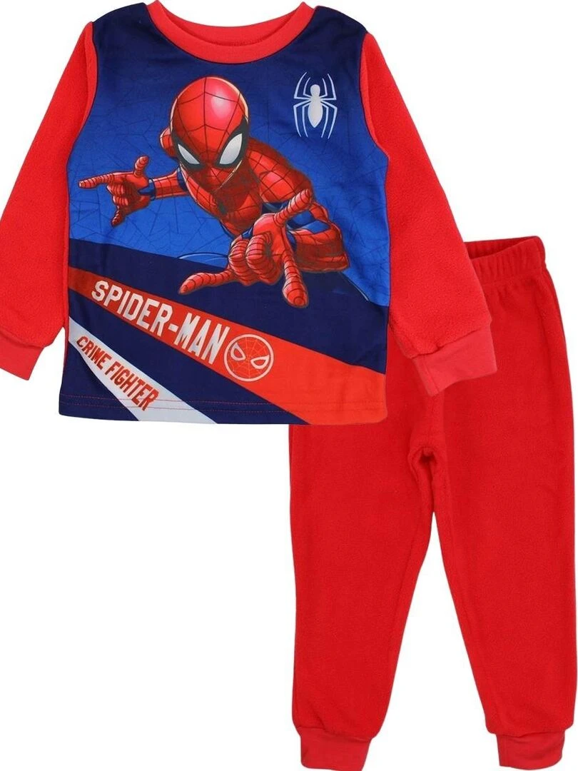 Disney Pyjama garçon imprimé Spiderman Rouge