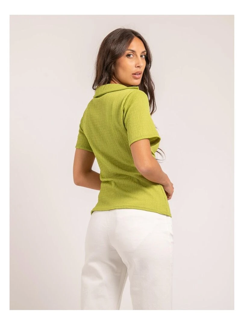 Chemise manches courtes ORLA Vert