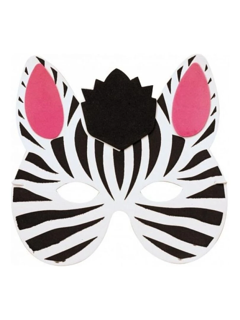 MASQUE POUR ENFANT ZEBRE EVA Rose