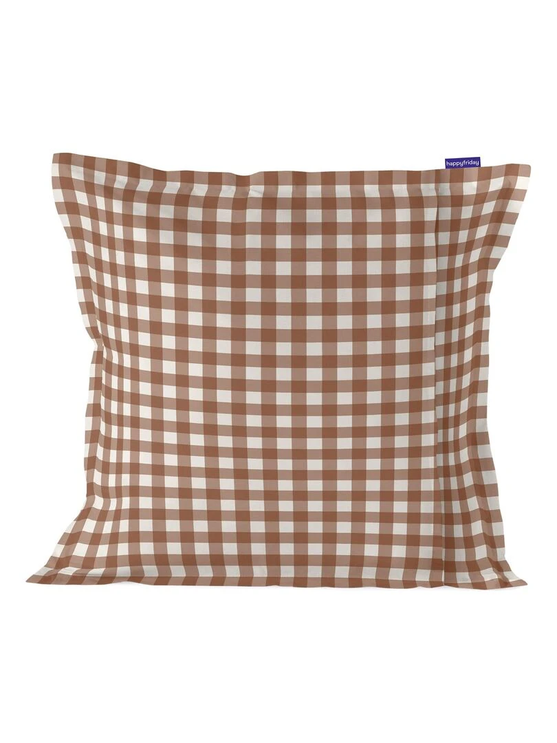 Housse de coussin Tinny bloom "Happyfriday" Blanc