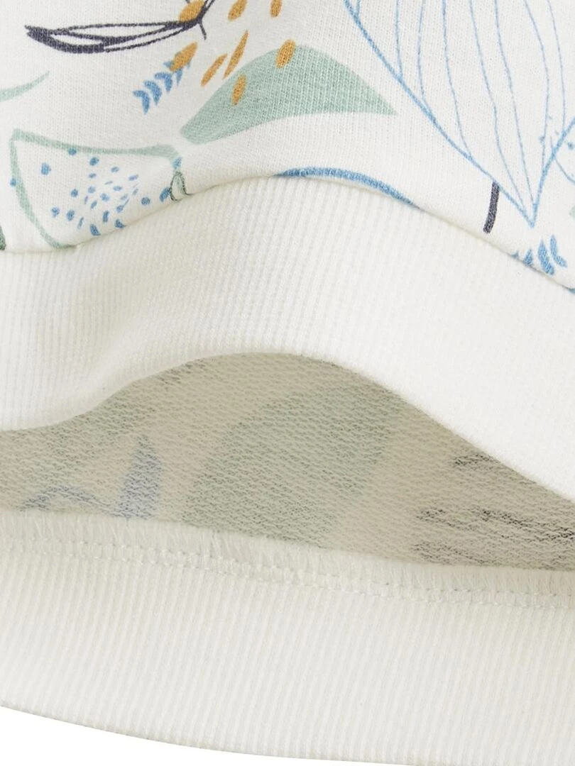 Sweat shirt bébé Garden Party   Vert