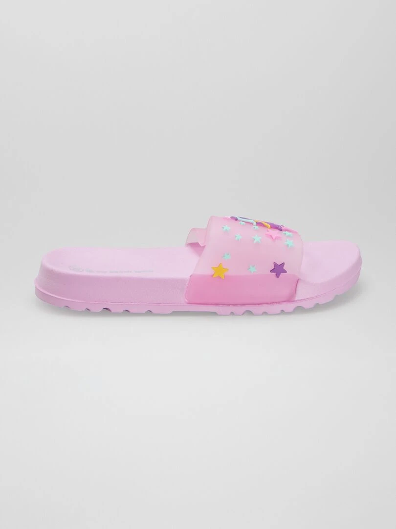 Claquette de piscine Licorne Rose