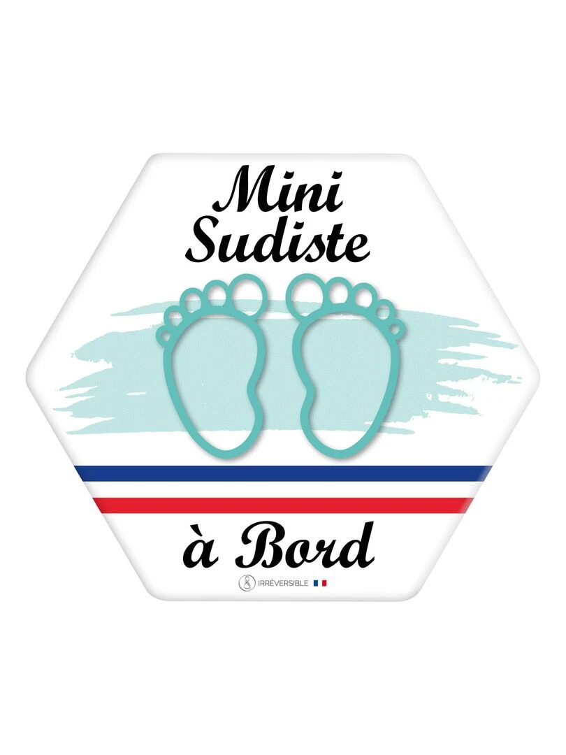 Adhésif bébé à bord Mini Sudiste Bleu