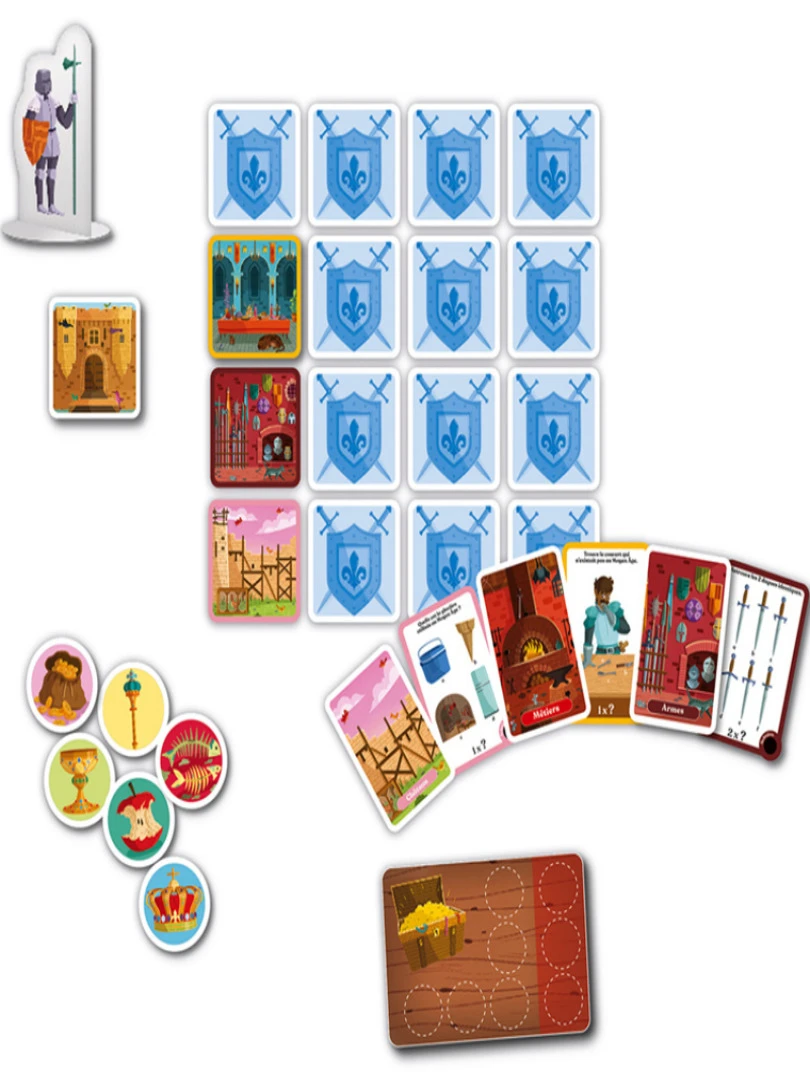 Jeu de société Chasse au trésor : les châteaux forts   N/A