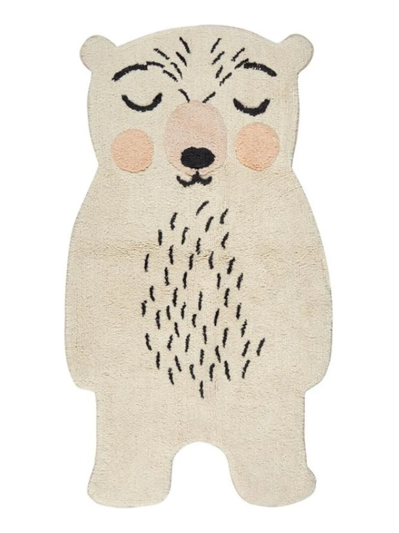 Tapis Lavable Ours Odino (60 X 110 Cm) Ecru