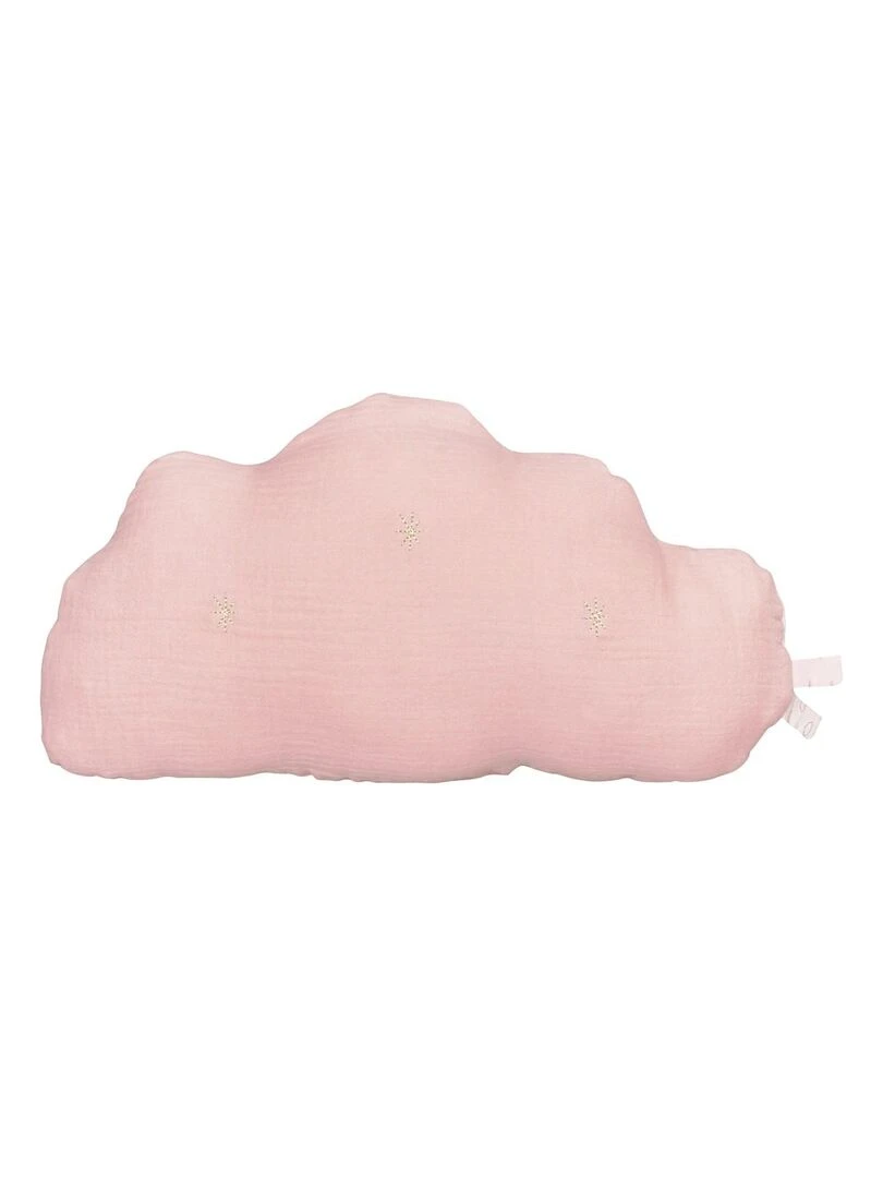 Coussin nuage en coton SAUTHON Rose