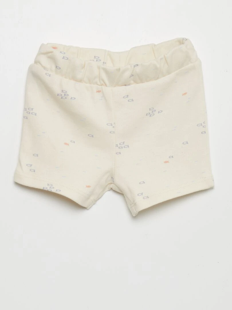 Lot de 2 boxers en coton   Beige