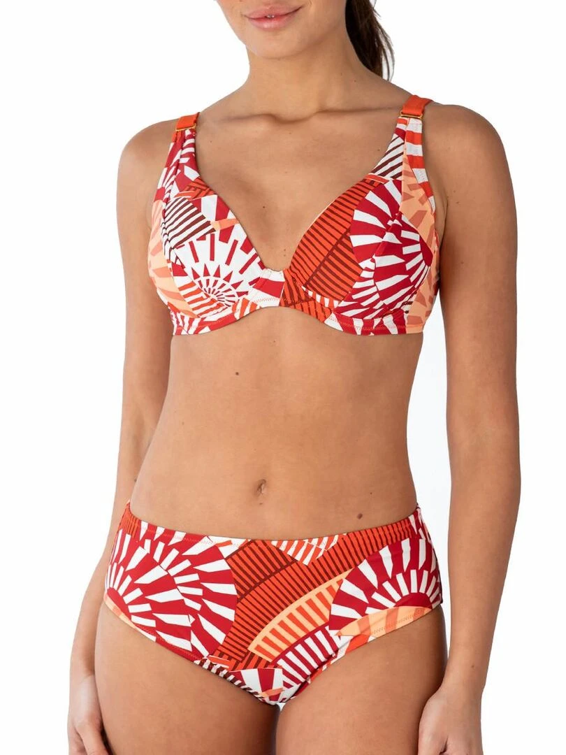 Culotte de bain taille haute Pamplona Orange