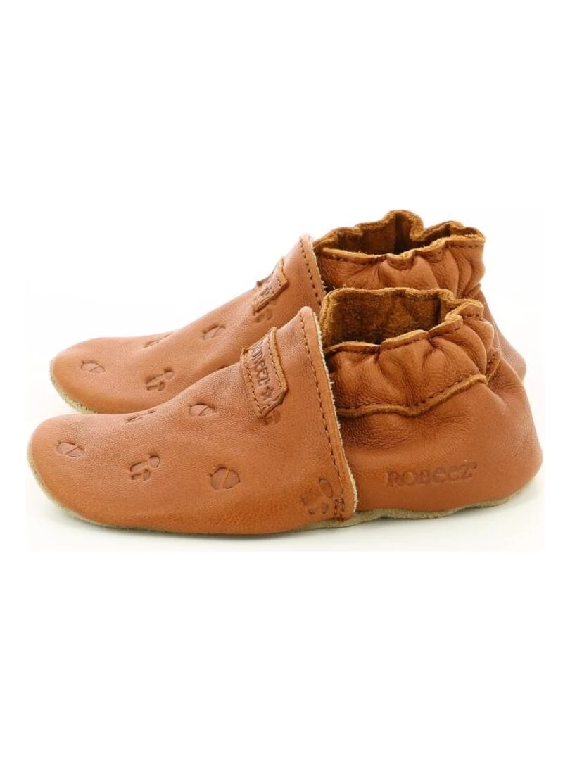 Chaussons Cuir Mywood   Marron