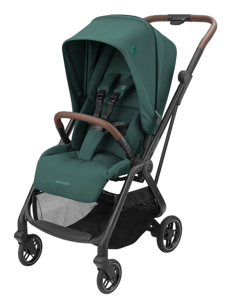 MAXI COSI Poussette ulta compacte Léona Pliage compact De la naissance à 4 ans Essential Green Vert
