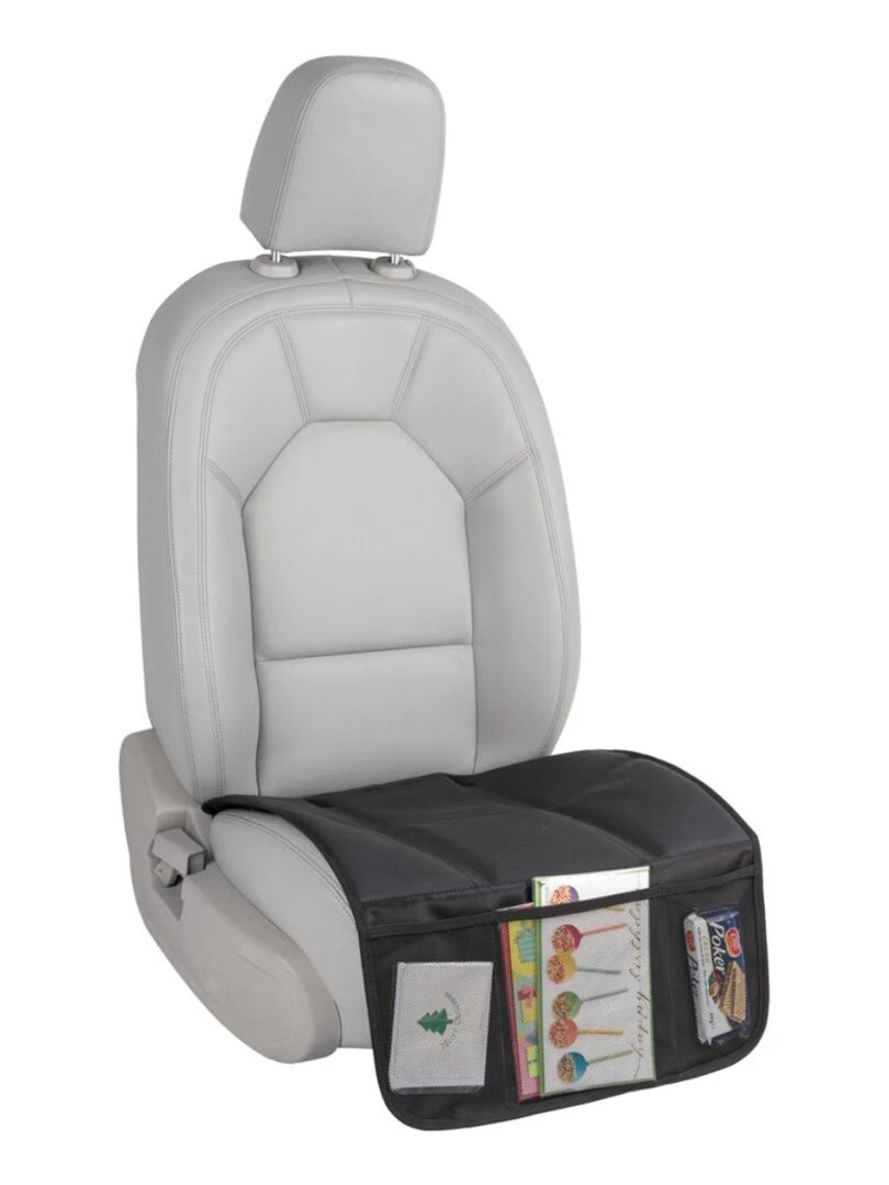 Tinéo   Protection de siège voiture 3 en 1   Noir